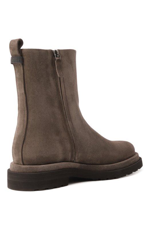 Замшевые ботинки Brunello Cucinelli MZSFG3089 Коричневый  MZSFG3089 Фото 5