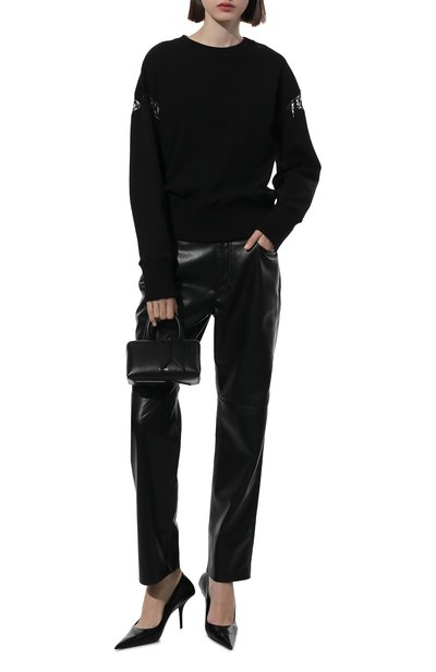 Хлопковый свитшот GIVENCHY черного цвета по цене 71750 руб., арт. BWJ02Q3Z7Z, фото 2 Хлопковый свитшот GIVENCHY, арт. BWJ02Q3Z7Z, фото 2