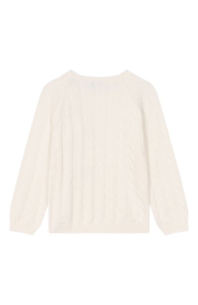 Хлопковый джемпер BRUNELLO CUCINELLI кремового цвета по цене 62750 руб., арт. B29M0800S, фото 2 Хлопковый джемпер BRUNELLO CUCINELLI, арт. B29M0800S, фото 2