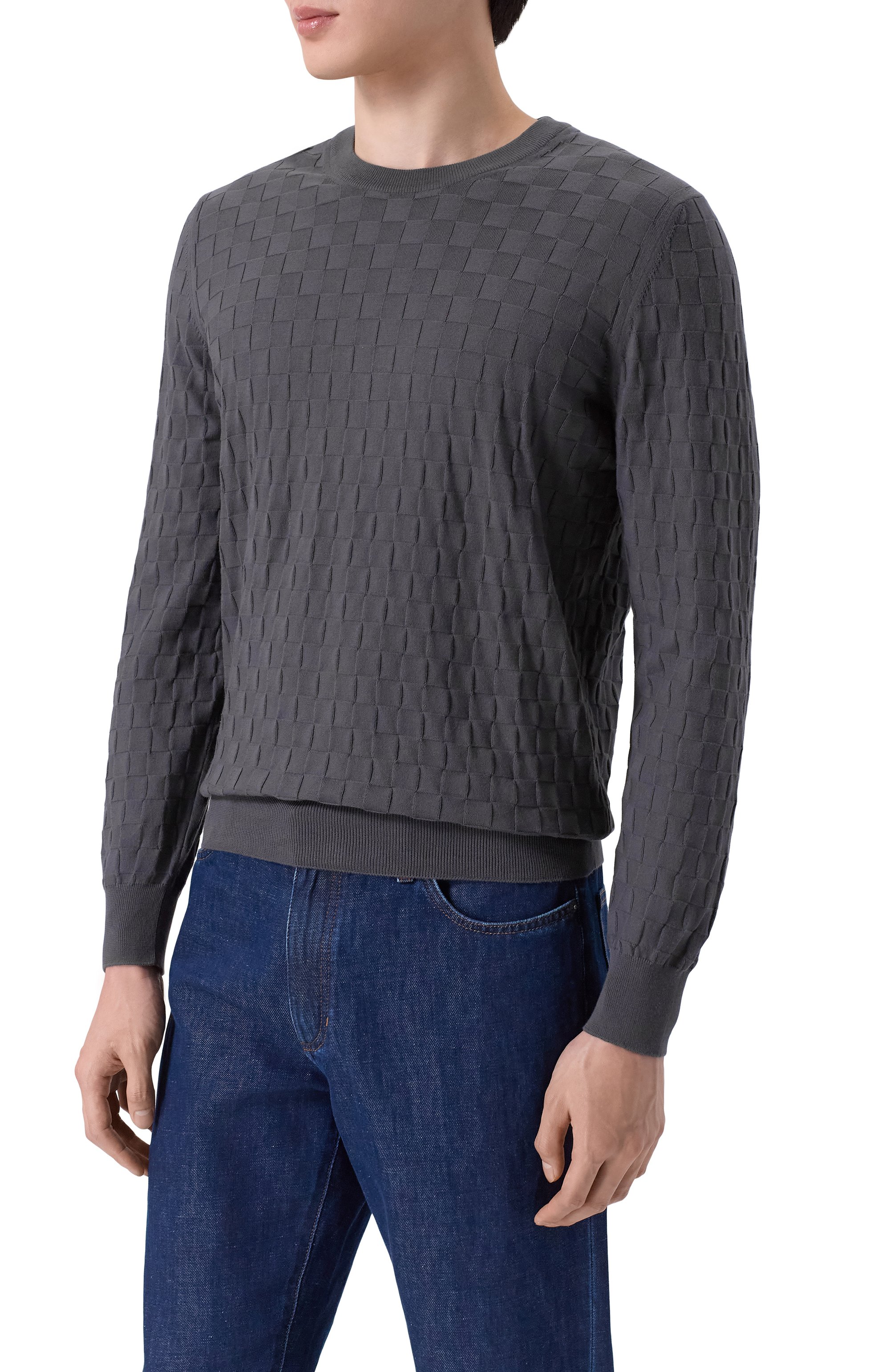 Хлопковый джемпер GRAN SASSO, арт. 57109/18040, фото 3