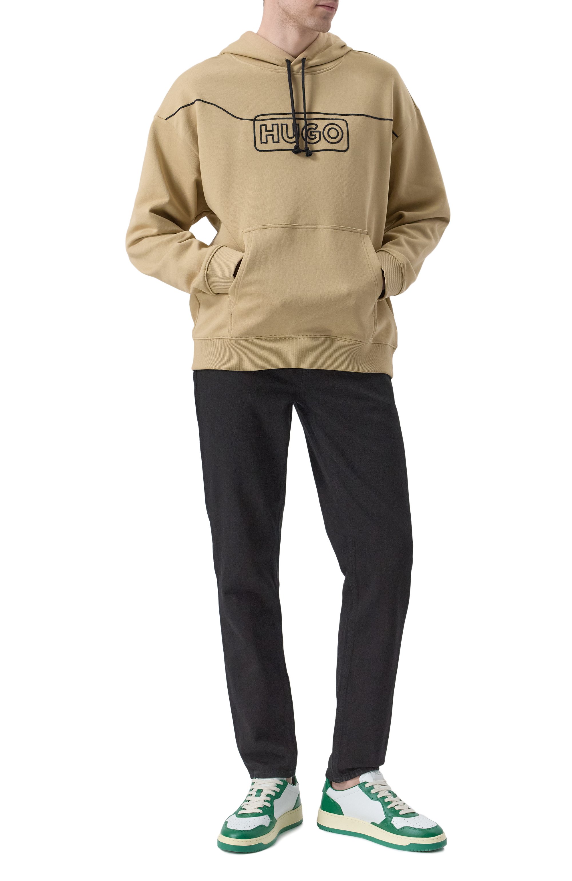 Хлопковое худи HUGO BLUE, арт. 50530342, фото 2