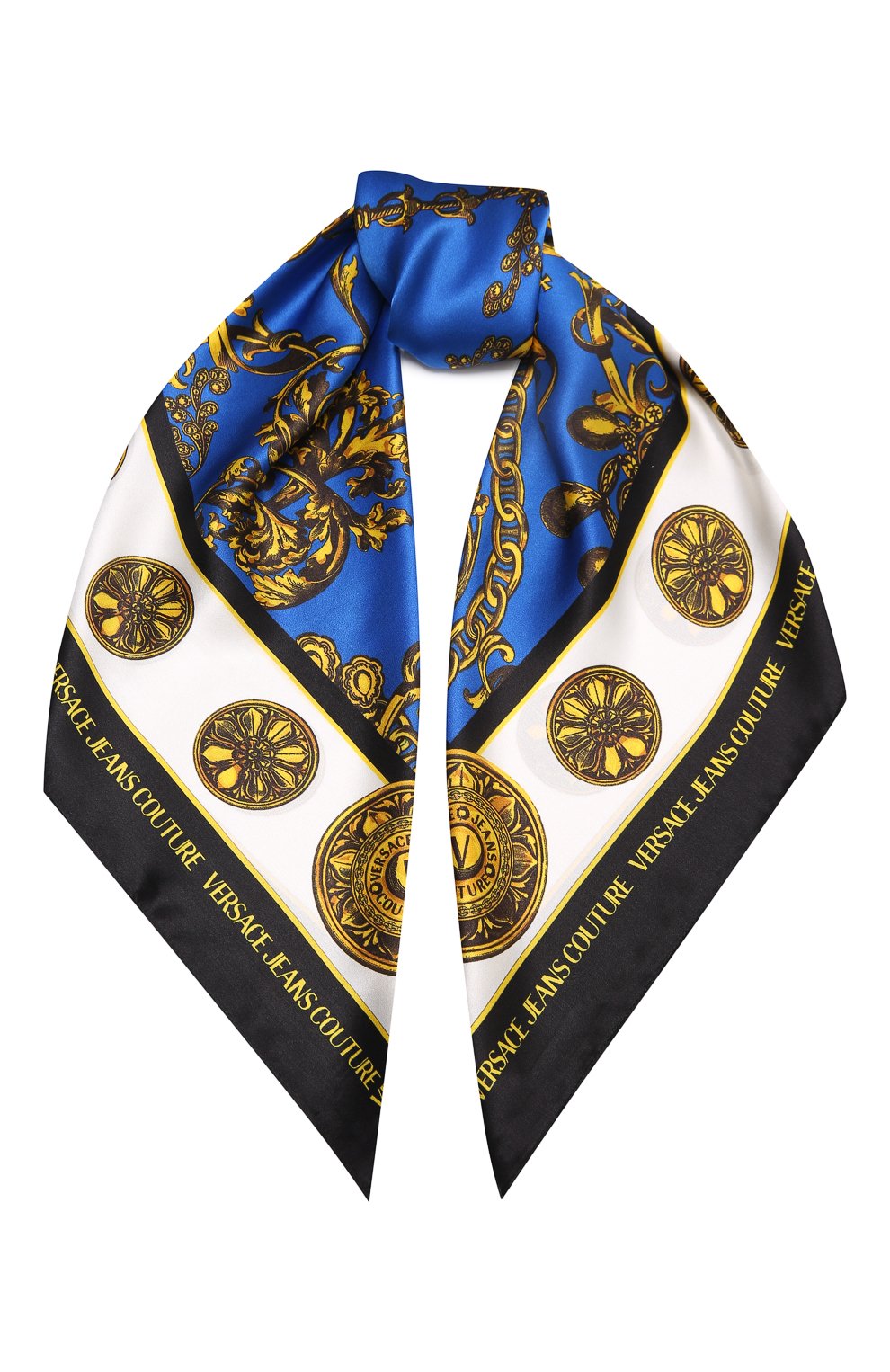 Шелковый платок VERSACE JEANS COUTURE, арт. 71HA7H02-F0ULARD SATIN REGALIA/ZG005, фото 1