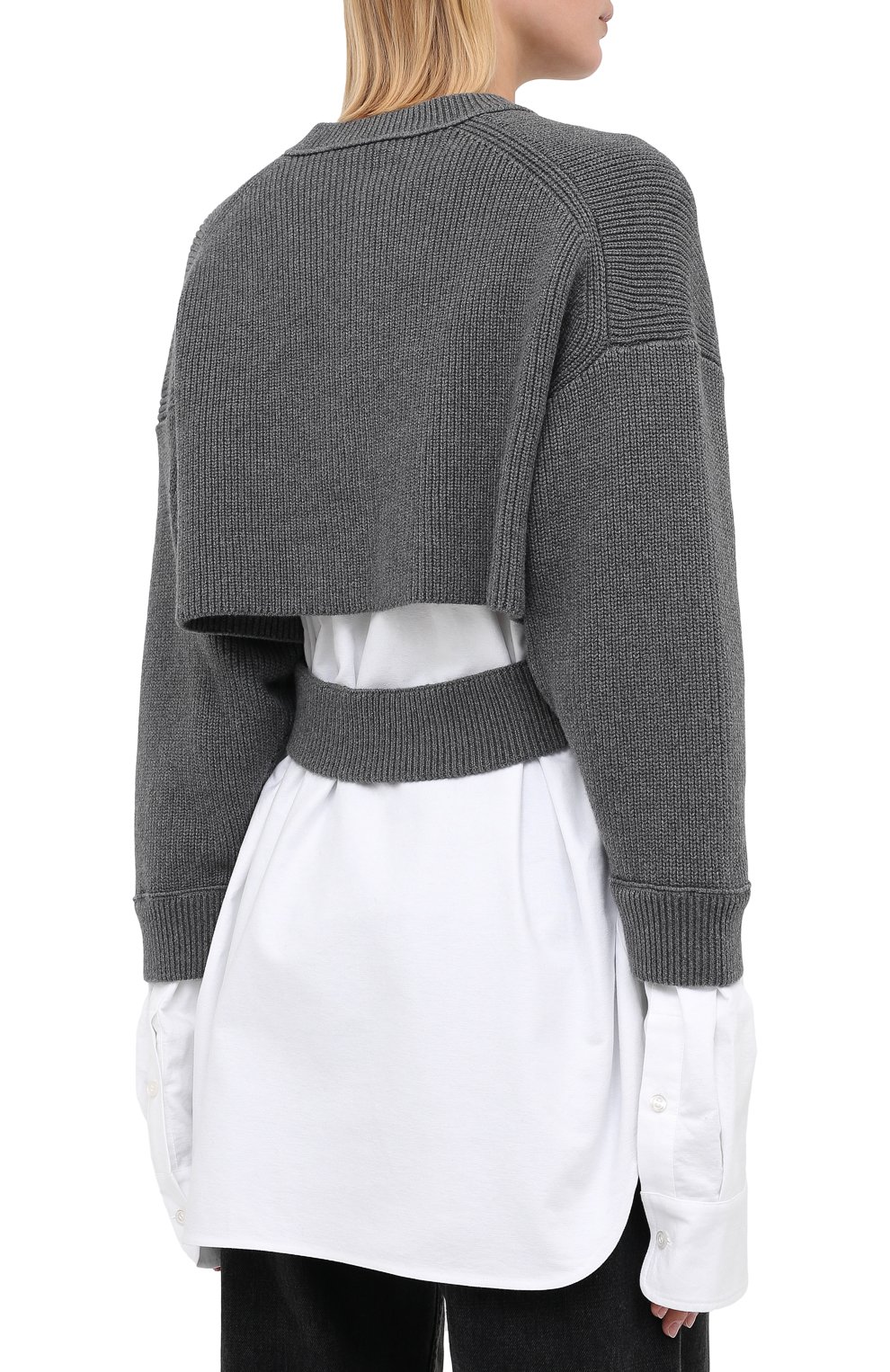 Хлопковый кардиган ALEXANDERWANG.T, арт. 4KC2203056, фото 4