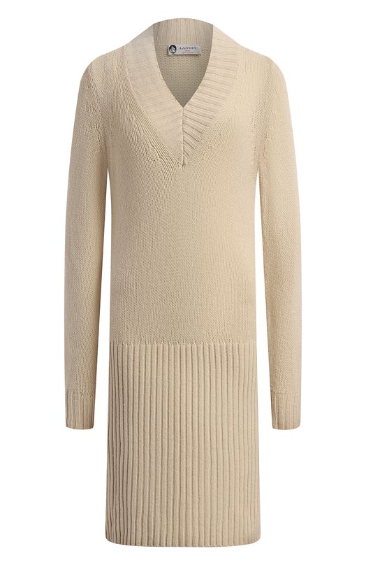 

Шерстяное платье Lanvin, Кремовый