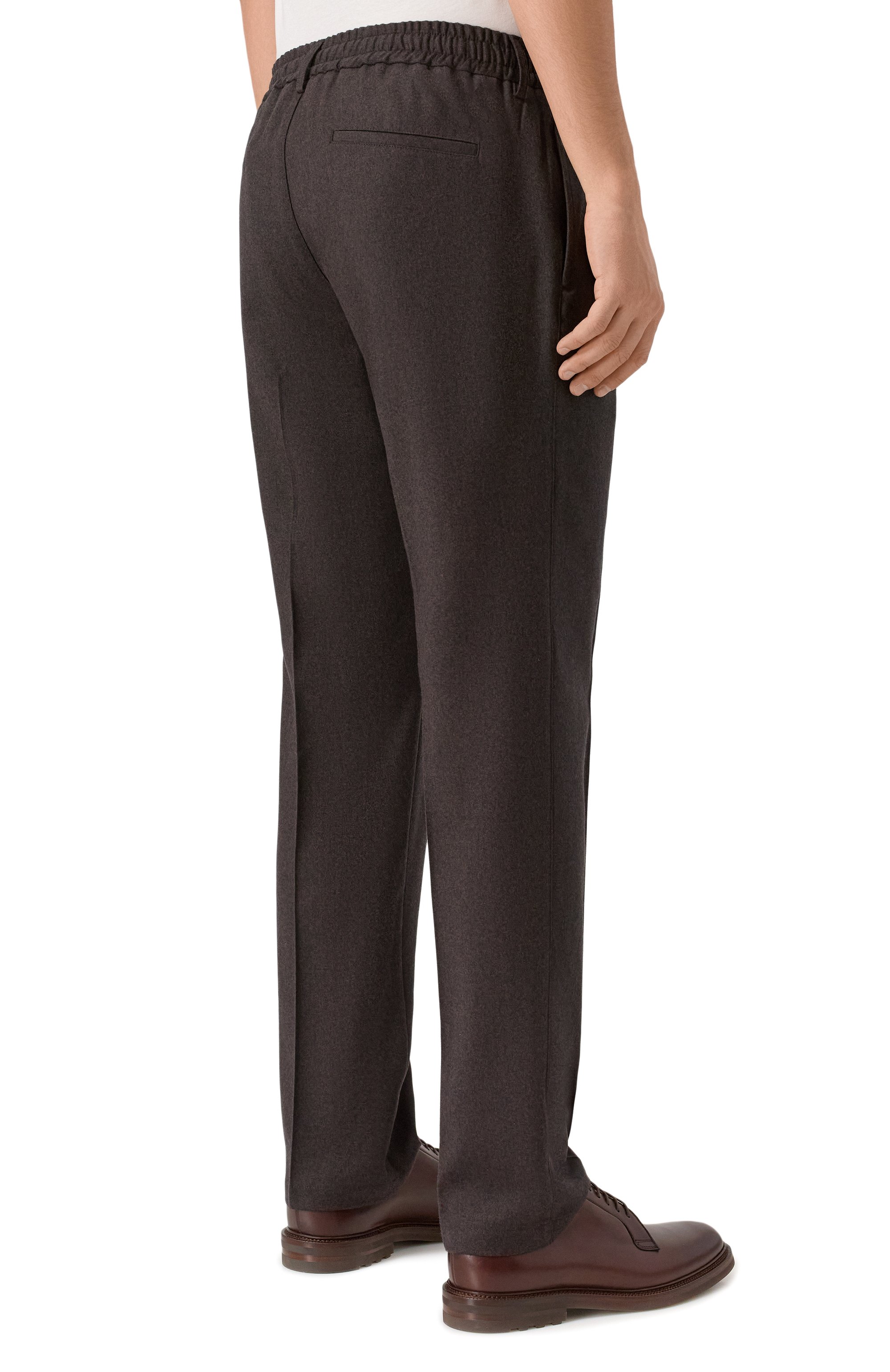 Шерстяные брюки CAPOBIANCO, арт. 19M808.FL00., фото 4