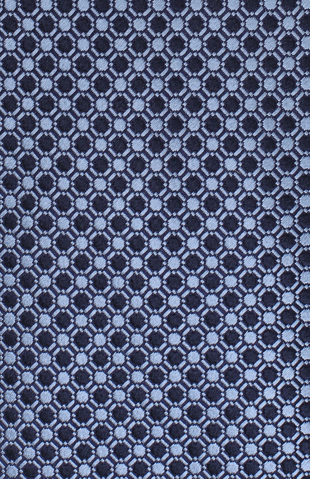 Шелковый галстук с узором ZEGNA синего цвета по цене 18350 руб., арт. Z3D70/1XW, фото 3 Шелковый галстук с узором ZEGNA, арт. Z3D70/1XW, фото 3