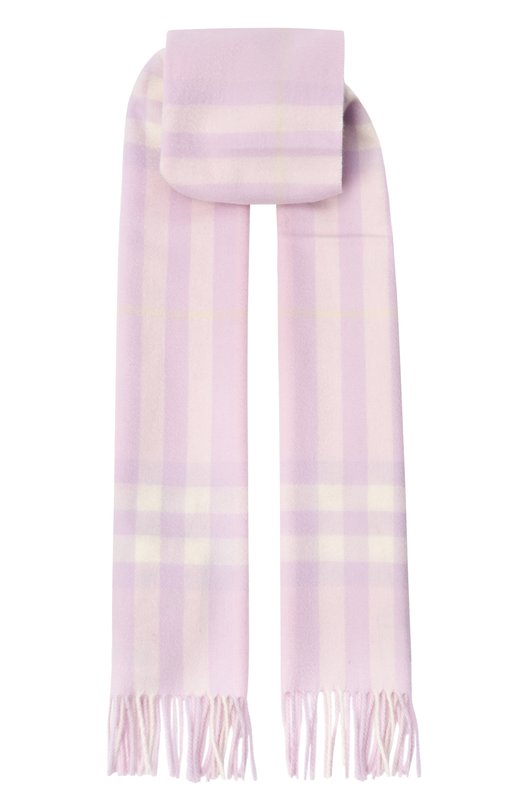 Кашемировый шарф Burberry 8112651 Розовый 8112651