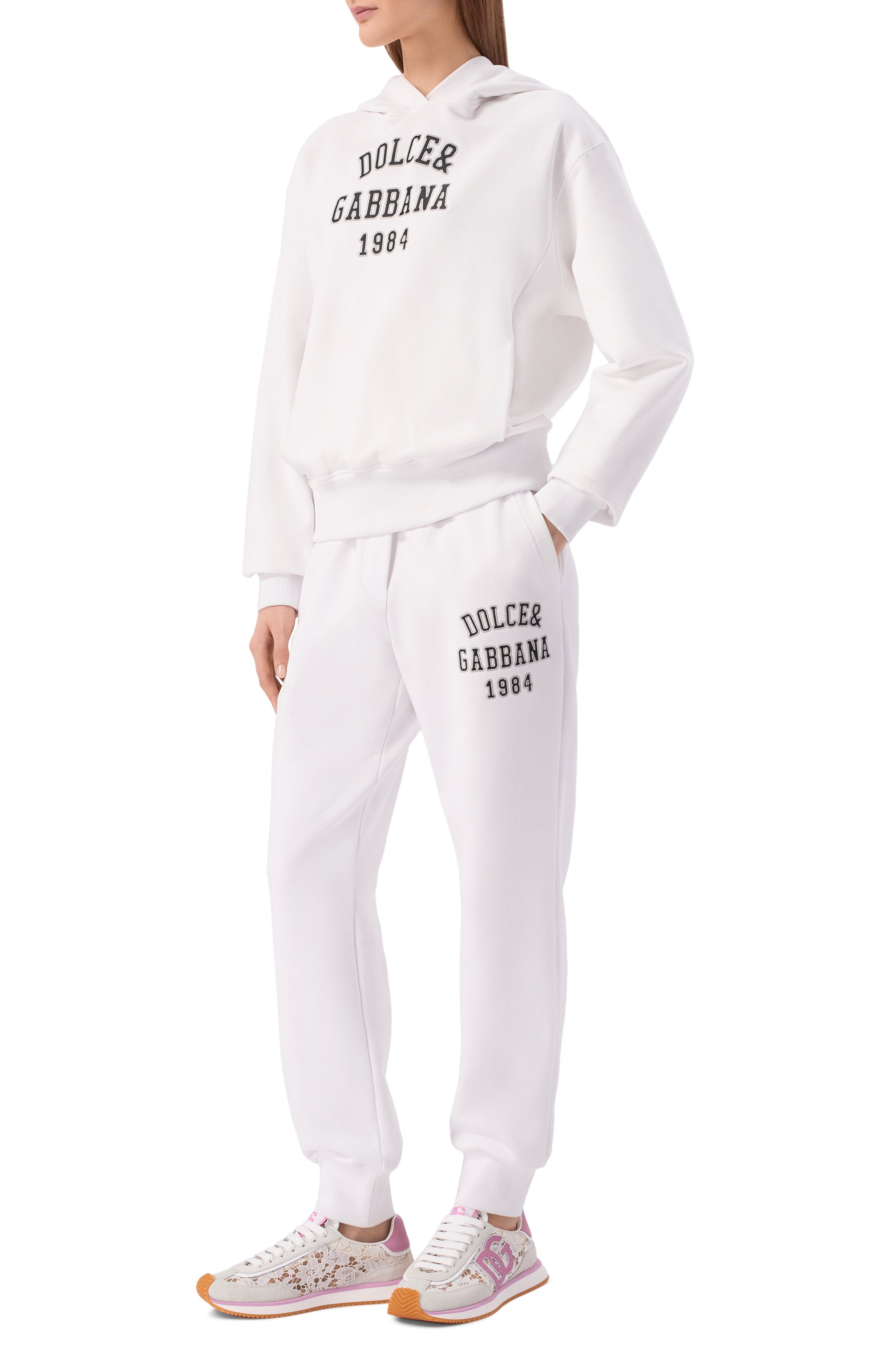 Комбинированные кроссовки dg cushion DOLCE & GABBANA, арт. CK2340/A9AC2, фото 3