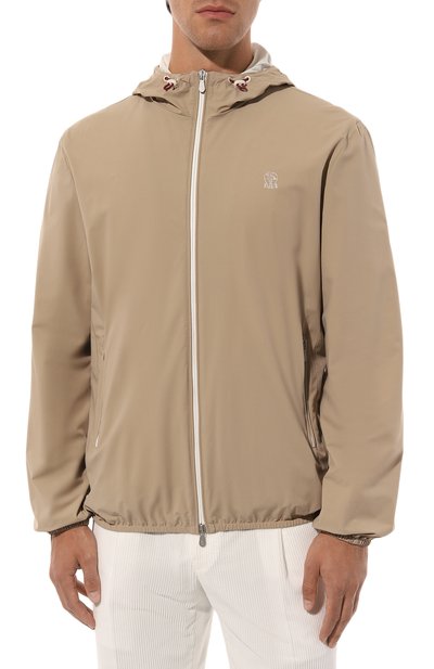 Куртка BRUNELLO CUCINELLI бежевого цвета по цене 271500 руб., арт. MM40A7440G, фото 3 Куртка BRUNELLO CUCINELLI, арт. MM40A7440G, фото 3