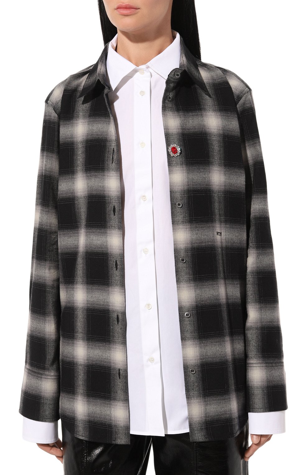 Хлопковая рубашка N21, арт. G032/1009, фото 6