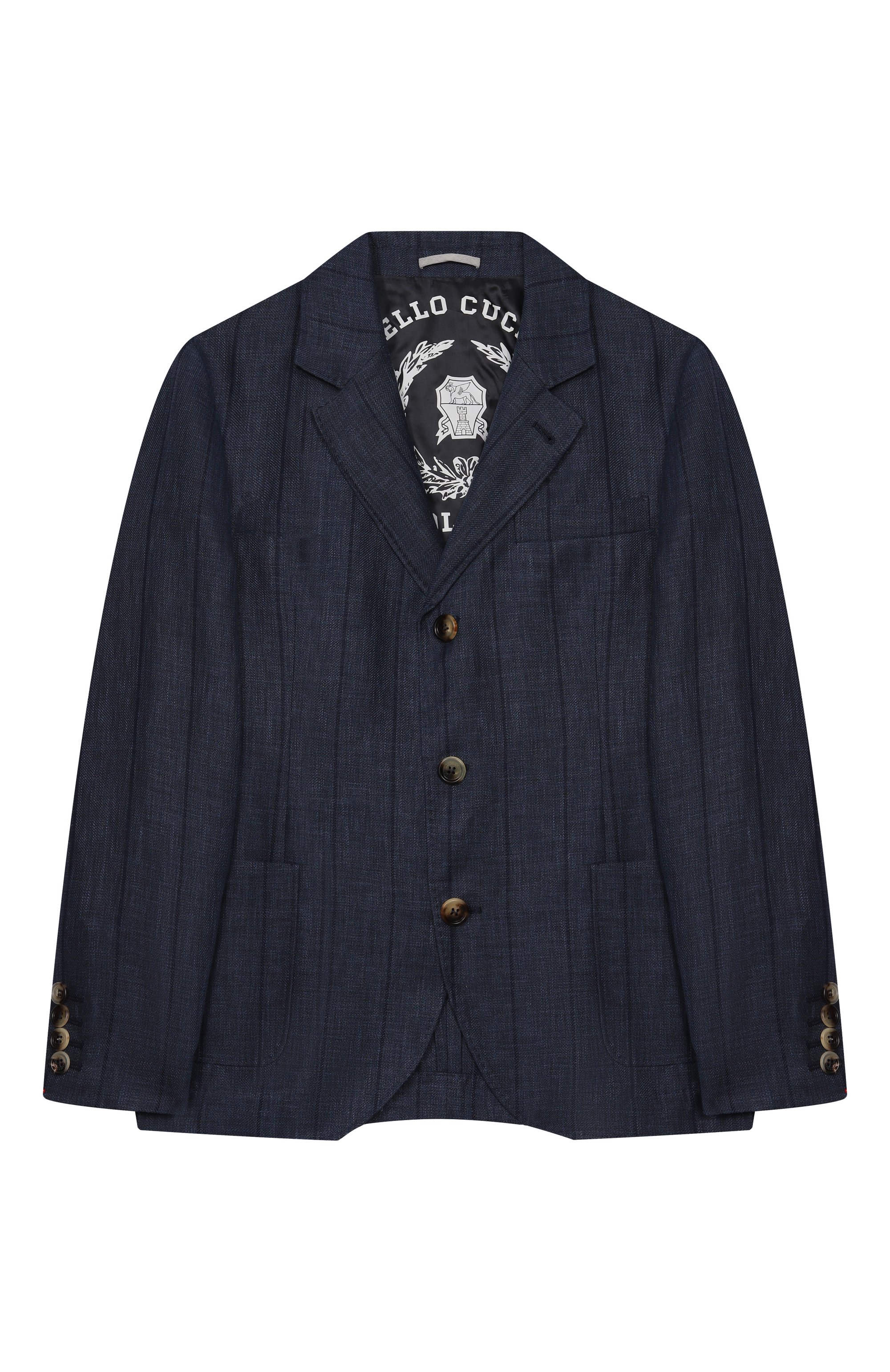 Пиджак из шерсти и льна BRUNELLO CUCINELLI, арт. BR484K729C, фото 1