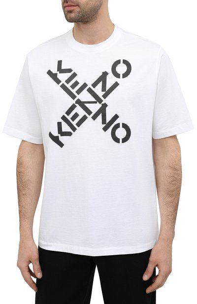 Хлопковая футболка kenzo sport KENZO, арт. FA65TS5024SJ, фото 3