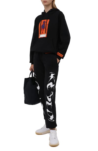 Хлопковые джоггеры HERON PRESTON, арт. HWCH003F21JER0011001, фото 2