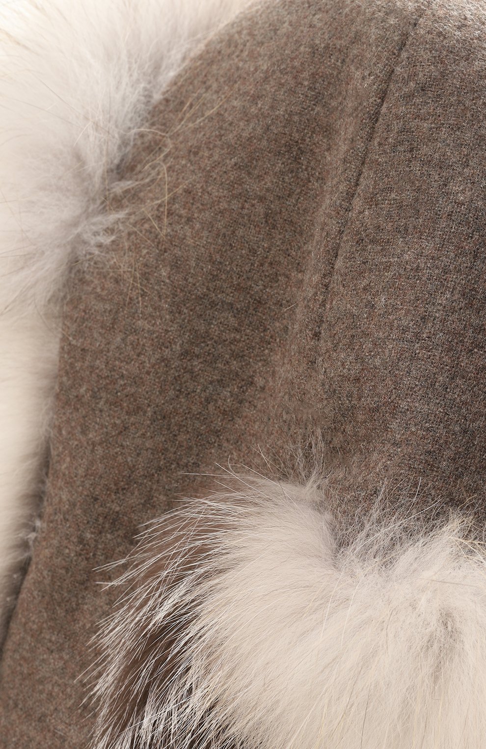 Кашемировая шапка-ушанка дарья с мехом лисы FURLAND, арт. 0194809610111600225, фото 3