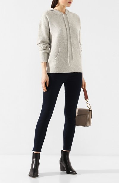 Шерстяное худи NOT SHY серого цвета по цене 39950 руб., арт. 3506501, фото 2 Шерстяное худи NOT SHY, арт. 3506501, фото 2