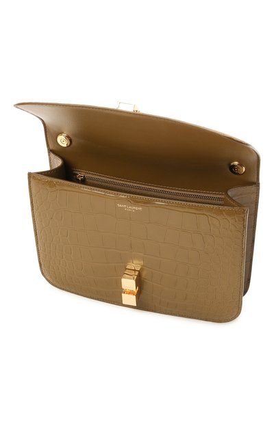 Сумка carre из кожи аллигатора SAINT LAURENT, арт. 633214/E5V0K/AMIS, фото 5