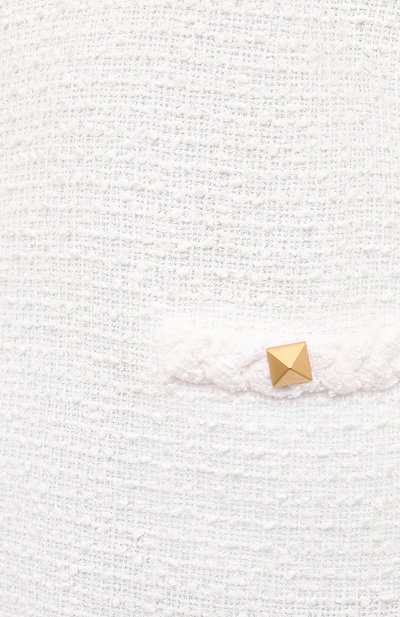 Хлопковое платье VALENTINO белого цвета по цене 239500 руб., арт. WB3VAWC16JJ, фото 5 Хлопковое платье VALENTINO, арт. WB3VAWC16JJ, фото 5