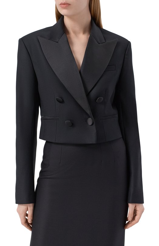 Шерстяной жакет Shervarli JB23-0004 Чёрный  JB23-0004 Фото 3