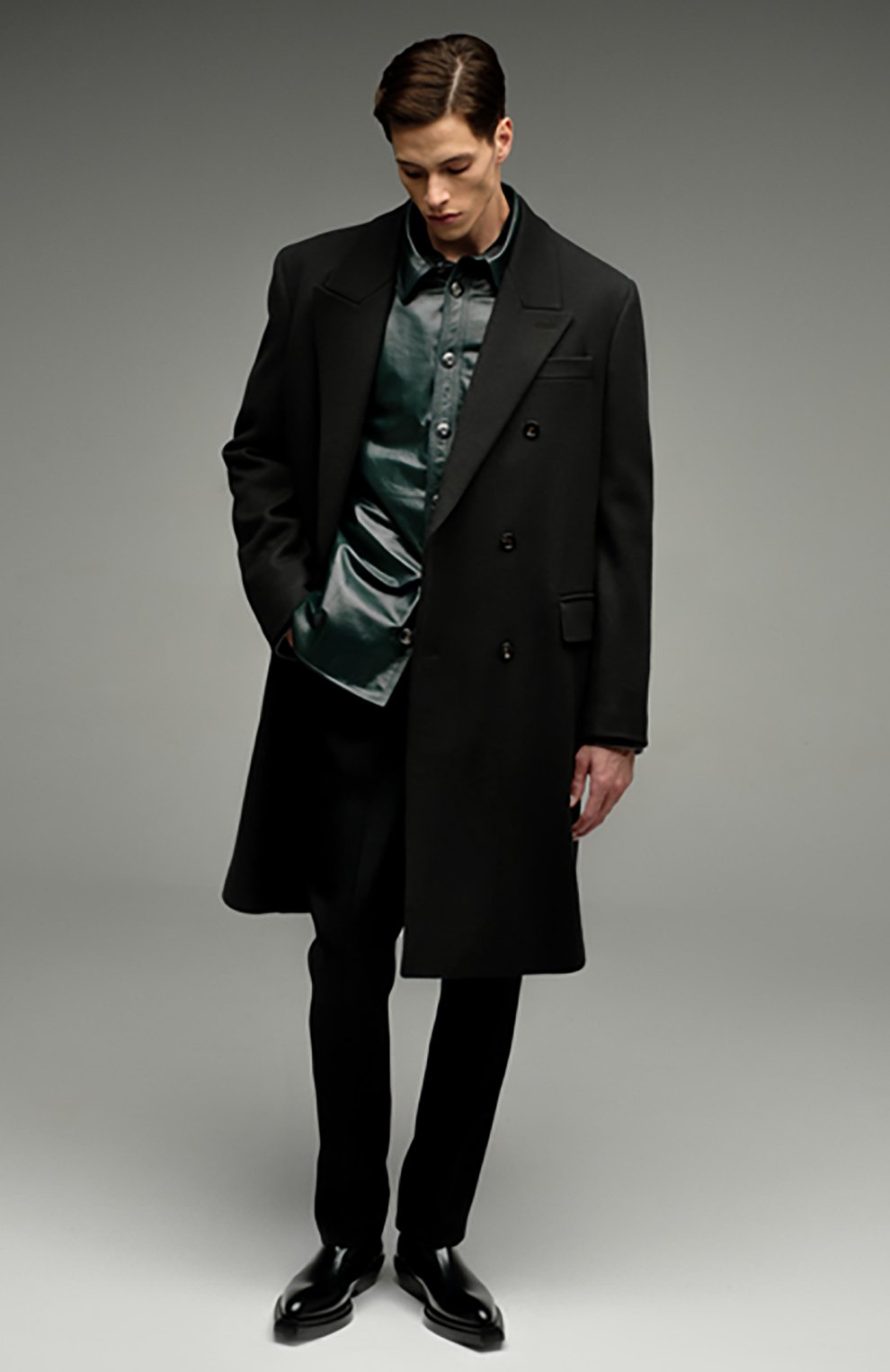 Кожаная рубашка BOTTEGA VENETA, арт. 665080/V0W21, фото 6