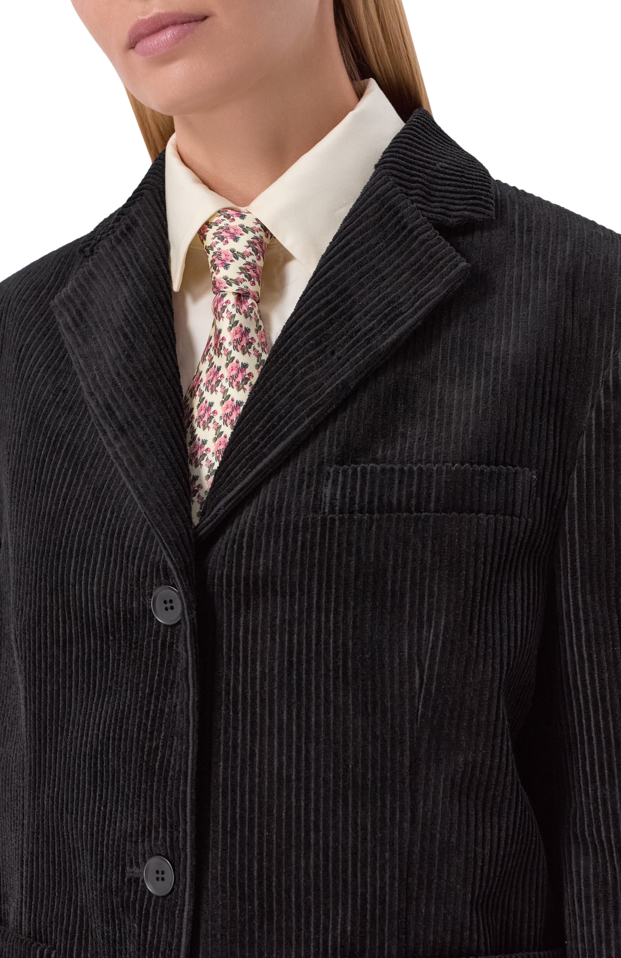 Шелковый галстук PLANTA ROSA, арт. PR/TIE/ROSE, фото 2