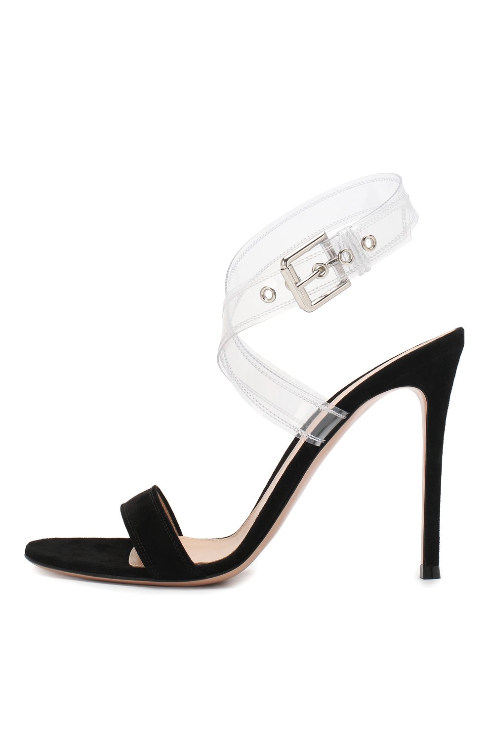 Замшевые босоножки terry 105 GIANVITO ROSSI, арт. G31373.15RIC.CPLNETR, фото 3