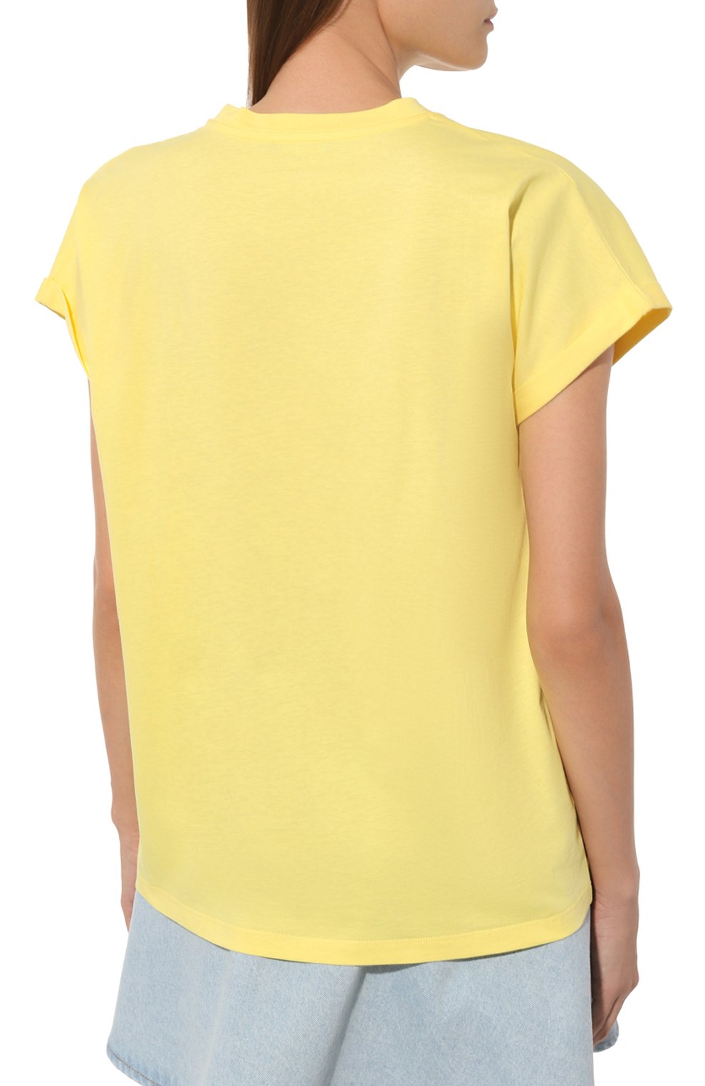 Хлопковая футболка BALMAIN, арт. DF1EF010/BB01, фото 4