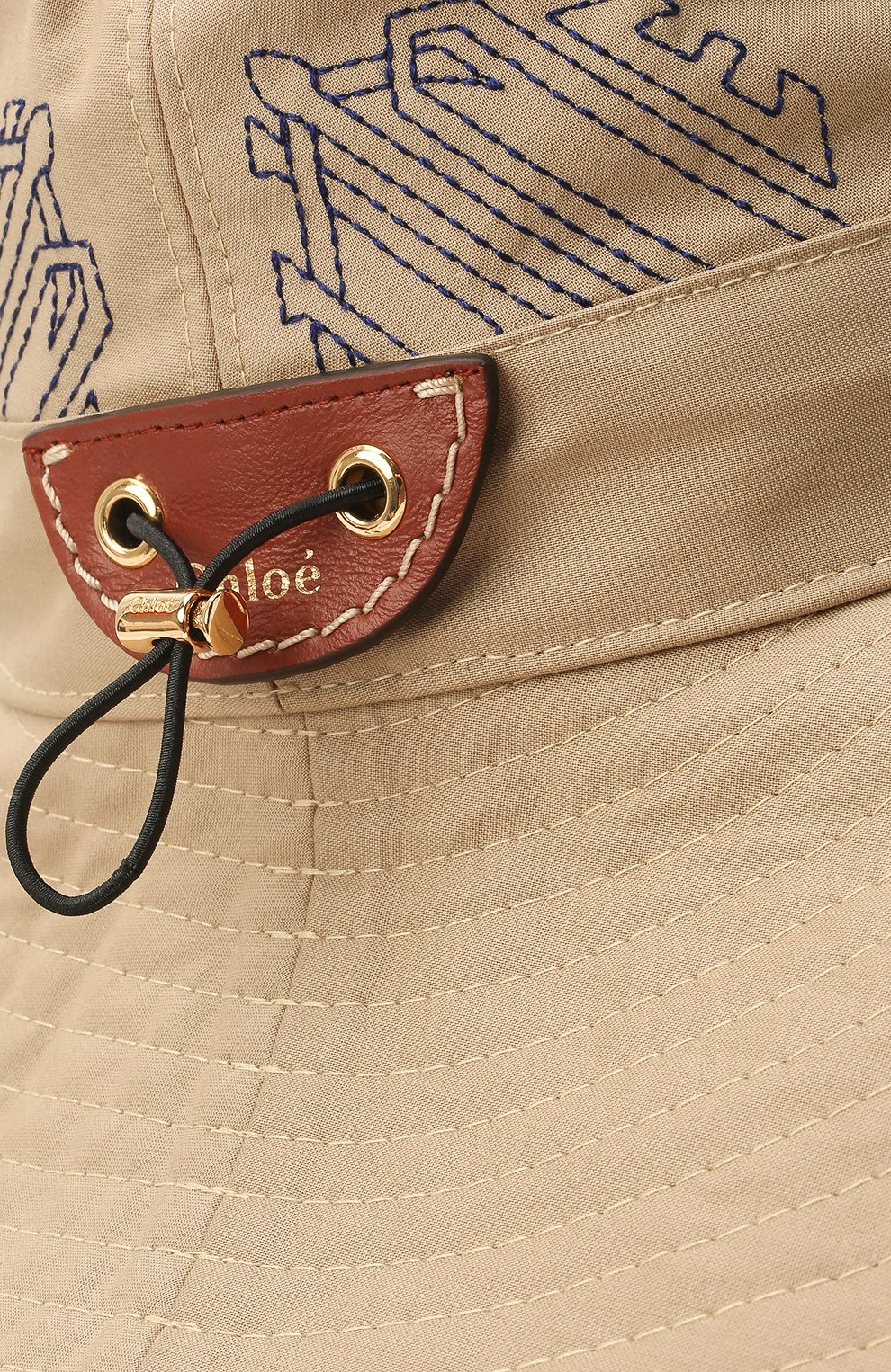 Хлопковая панама CHLOÉ, арт. CHC21SD006HA2, фото 3