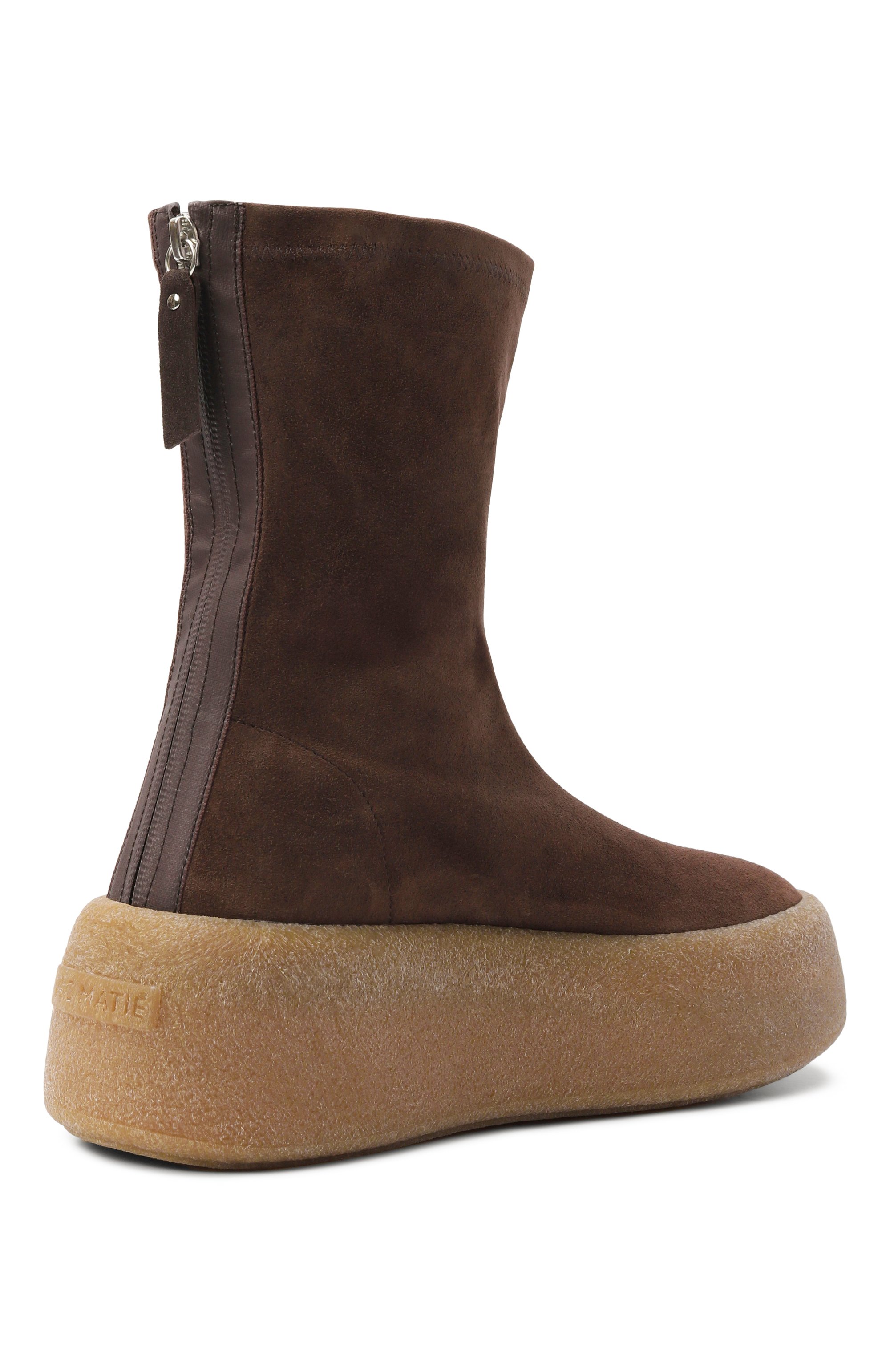 Замшевые ботинки VIC MATIE коричневого цвета по цене 55200 руб., арт. 1F2308DHF04D020350, фото 5 Замшевые ботинки VIC MATIE, арт. 1F2308DHF04D020350, фото 5