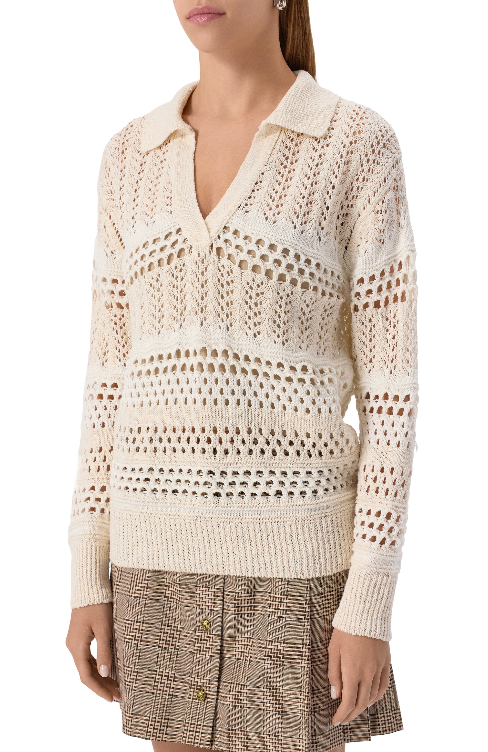 Пуловер изо льна и хлопка PINKO, арт. 104946/A2FP, фото 3