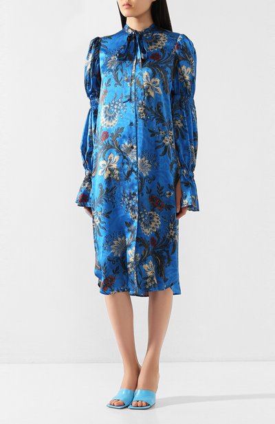 Шелковое платье DRIES VAN NOTEN, арт. 201-11080-9413, фото 3