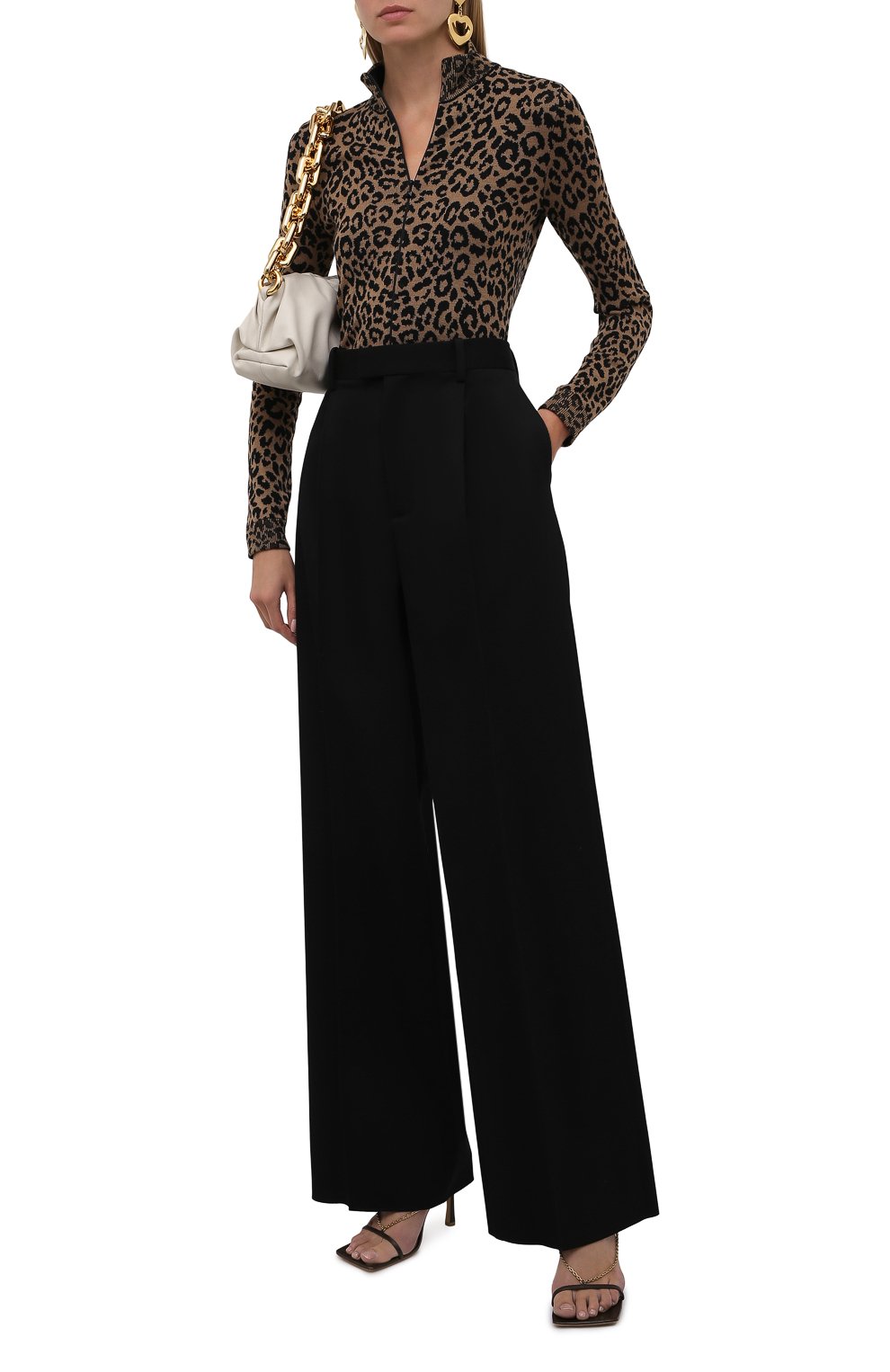 Шерстяной кардиган VALENTINO леопардового цвета по цене 156500 руб., арт. WB3KE00V6MJ, фото 2 Шерстяной кардиган VALENTINO, арт. WB3KE00V6MJ, фото 2