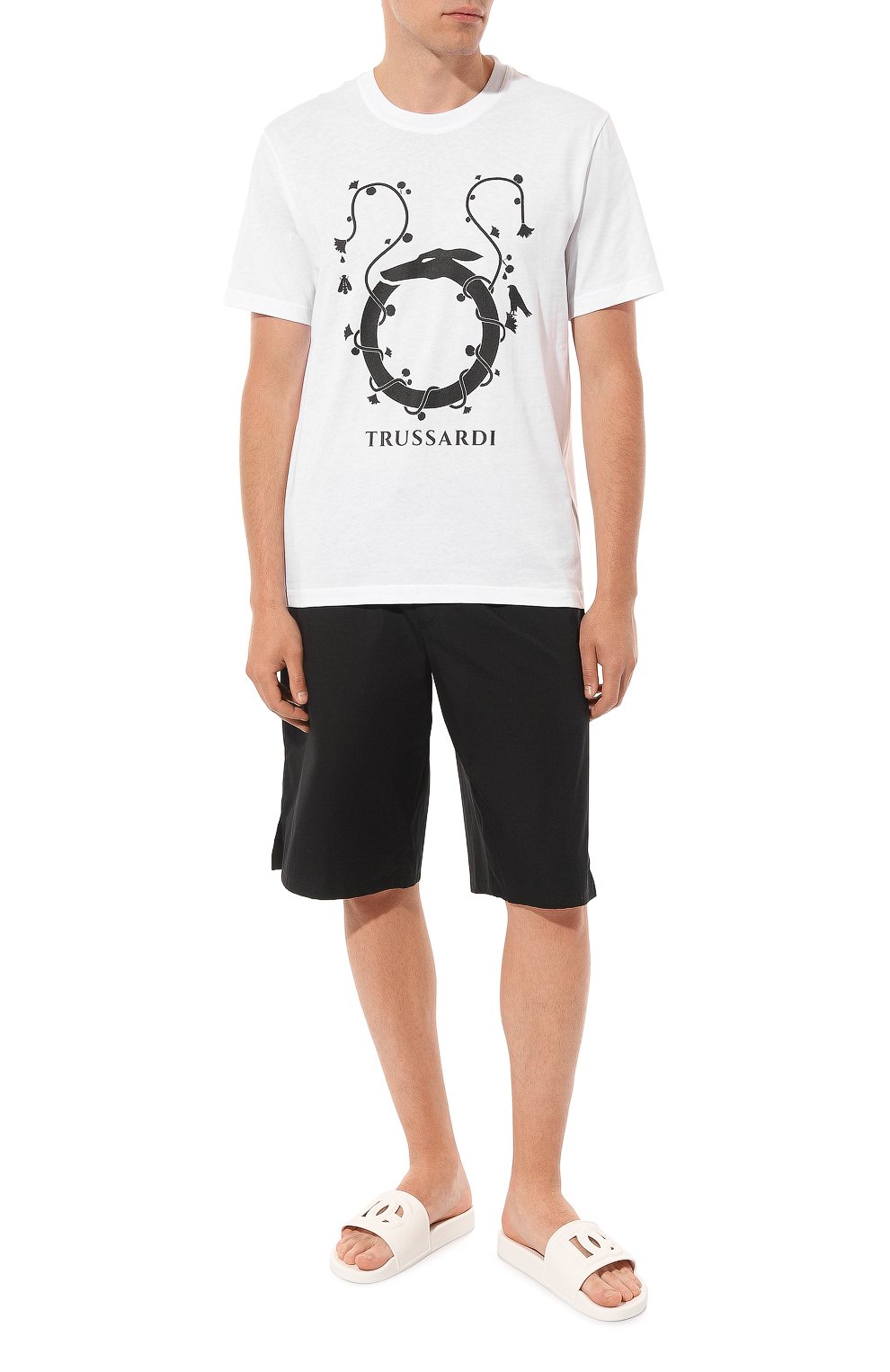 Хлопковая футболка TRUSSARDI, арт. 52T00751-1T005381, фото 2