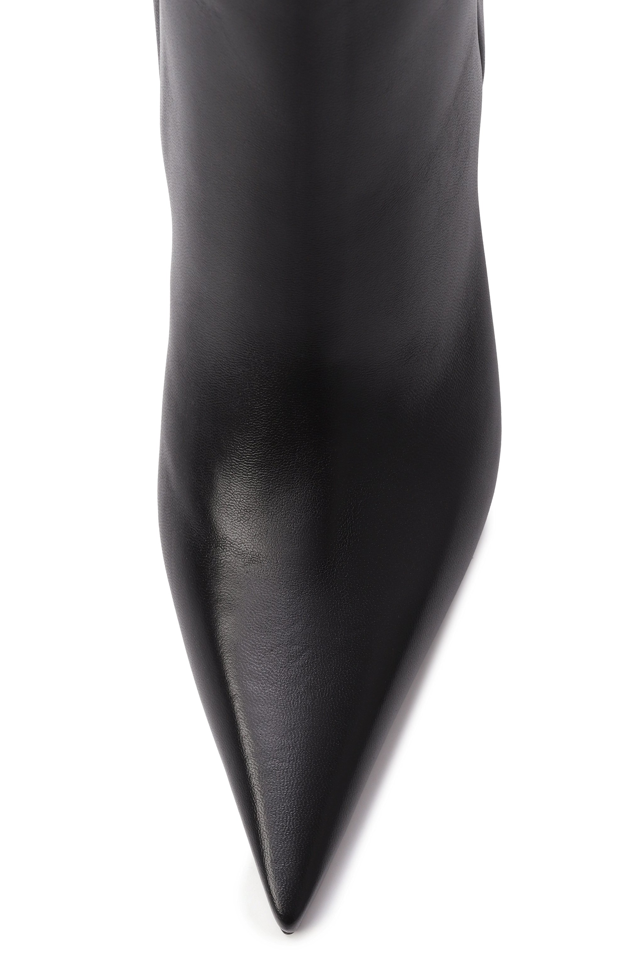 Кожаные ботильоны barbara 90 AMINA MUADDI черного цвета по цене 138000 руб., арт. BARBARA B00TIE/NAPPA, фото 6 Кожаные ботильоны barbara 90 AMINA MUADDI, арт. BARBARA B00TIE/NAPPA, фото 6