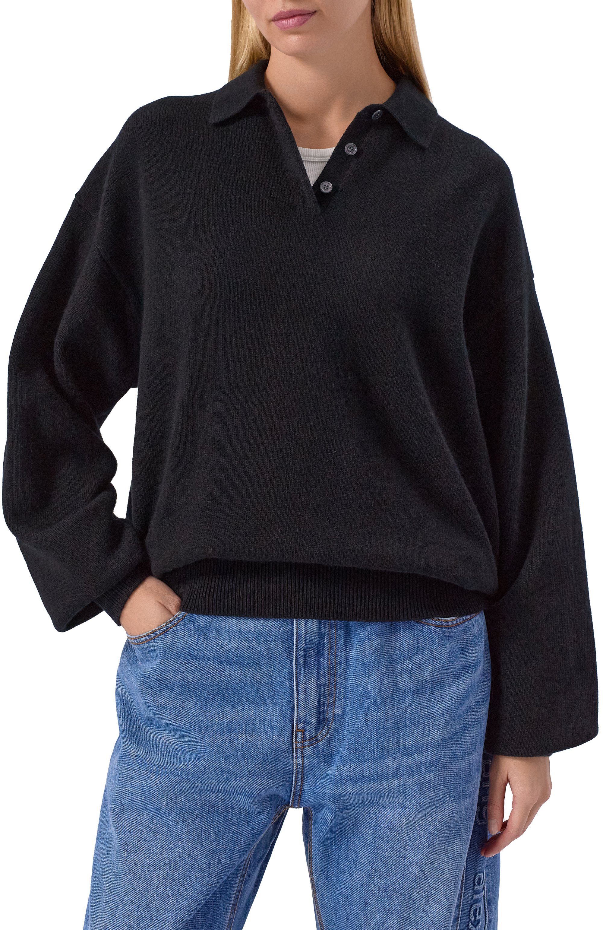 Шерстяное поло ALEXANDER WANG, арт. UKC4251062, фото 3