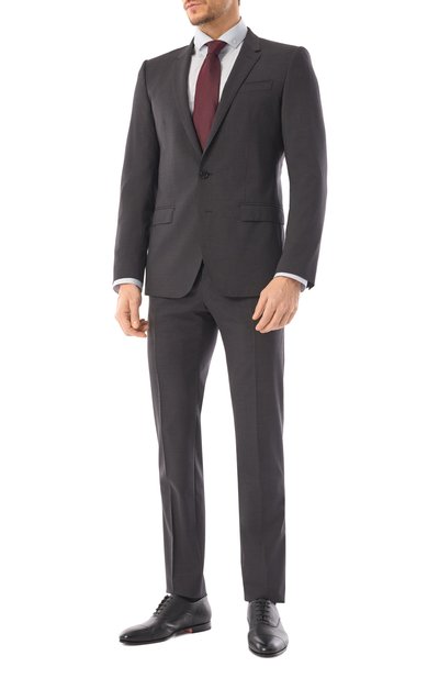 Шерстяной костюм DOLCE & GABBANA темно-серого цвета по цене 239000 руб., арт. GK0EMT/GG187, фото 1 Шерстяной костюм DOLCE & GABBANA, арт. GK0EMT/GG187, фото 1