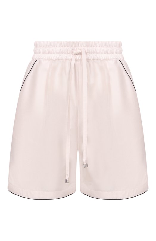 Шорты из хлопка и шелка Kiton D61123K09R19 Белый D61123K09R19