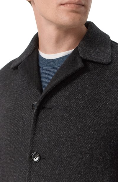 Кашемировая куртка BRIONI темно-серого цвета по цене 693500 руб., арт. SGS80L/0E316, фото 5 Кашемировая куртка BRIONI, арт. SGS80L/0E316, фото 5