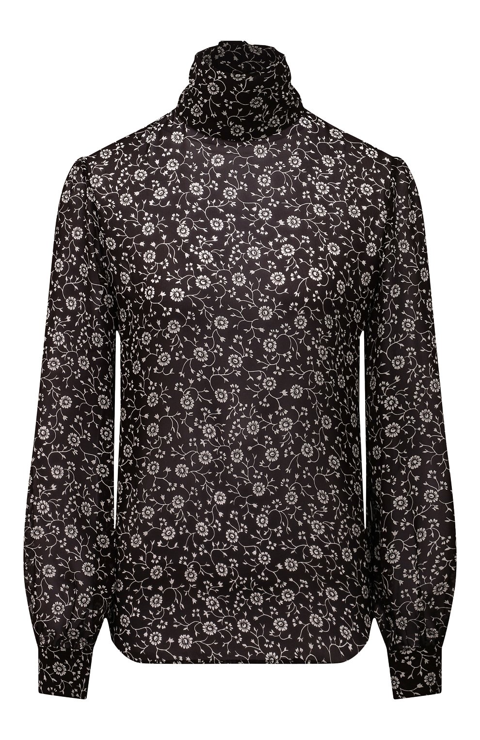 Шелковая блузка SAINT LAURENT, арт. 660870/Y5D08, фото 1