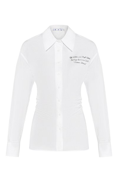 Женская хлопковая рубашка OFF-WHITE, арт. 0WGA073S20FAB0010110