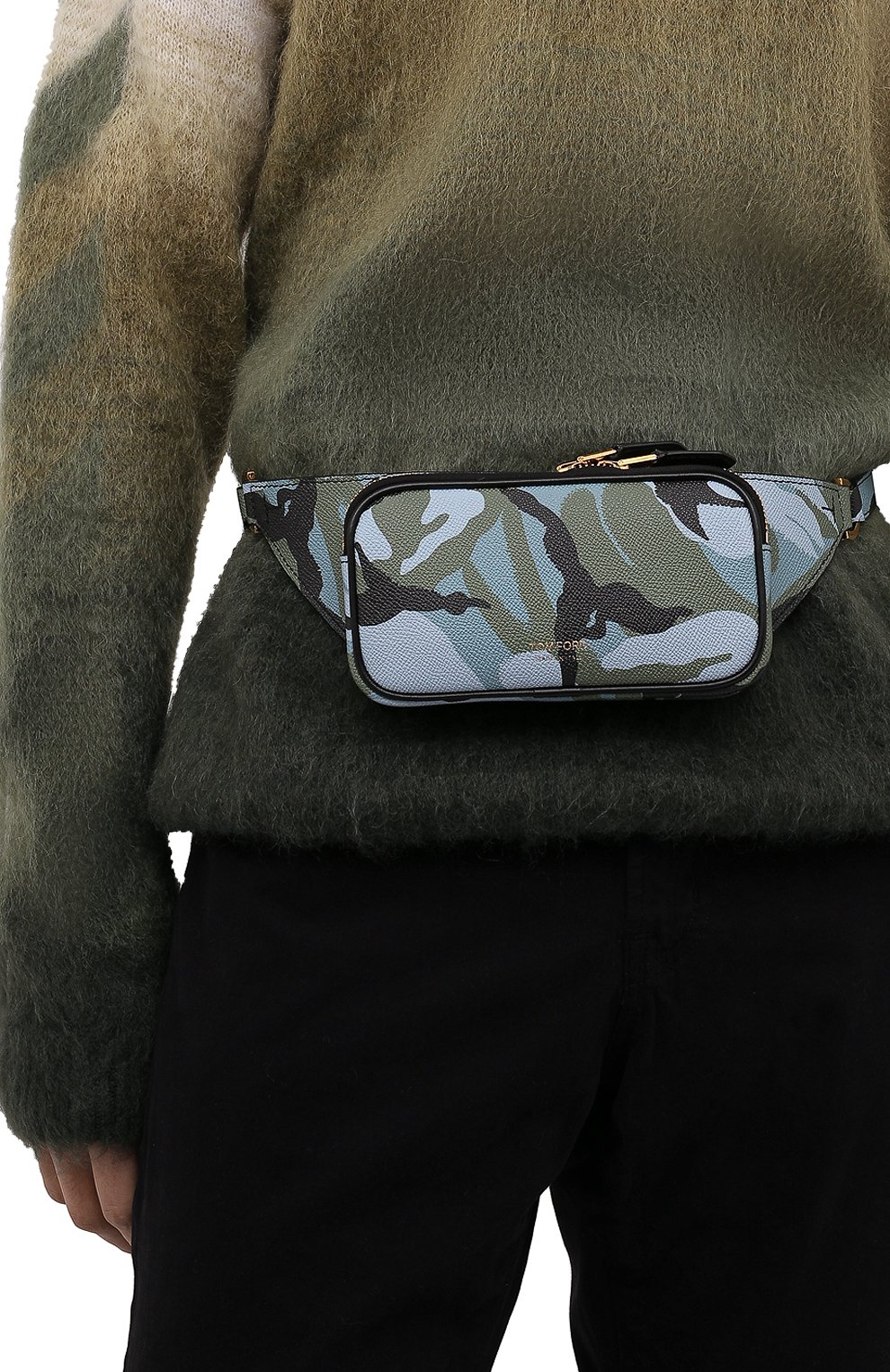 Кожаная поясная сумка TOM FORD, арт. Y0312T-ICL022, фото 2