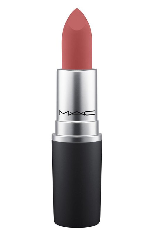 фото Губная помада powder kiss lipstick, оттенок brickthrough (3g) mac