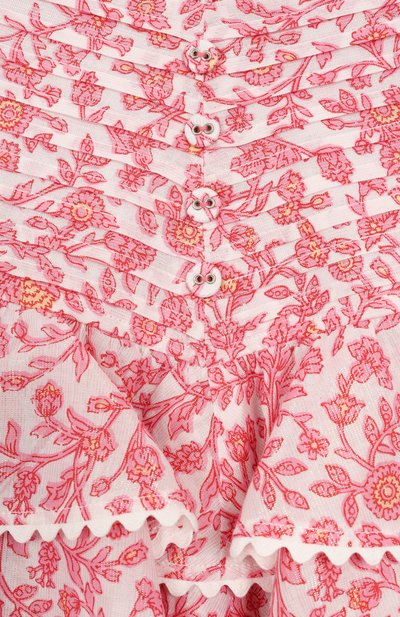 Хлопковая юбка POUPETTE ST BARTH светло-розового цвета по цене 19950 руб., арт. K4ZS25UKLZP, фото 3 Хлопковая юбка POUPETTE ST BARTH, арт. K4ZS25UKLZP, фото 3