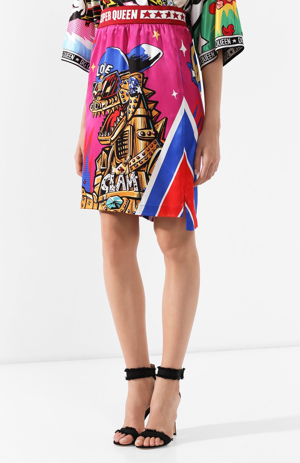 Юбка с принтом DOLCE & GABBANA, арт. F4BLAT/G7SFN, фото 3