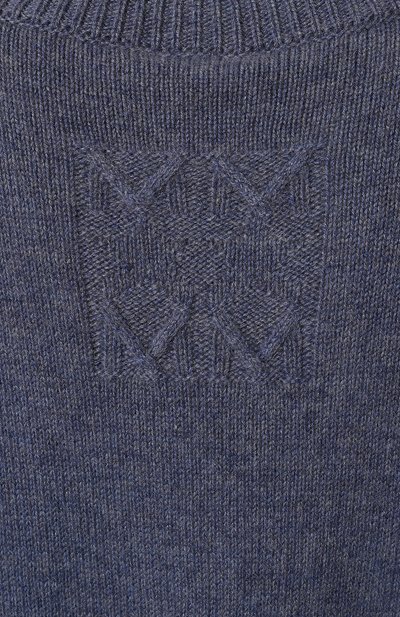Кашемировый свитер MAX AND MOI тёмно-голубого цвета по цене 66050 руб., арт. H21PRAIRIE, фото 5 Кашемировый свитер MAX AND MOI, арт. H21PRAIRIE, фото 5