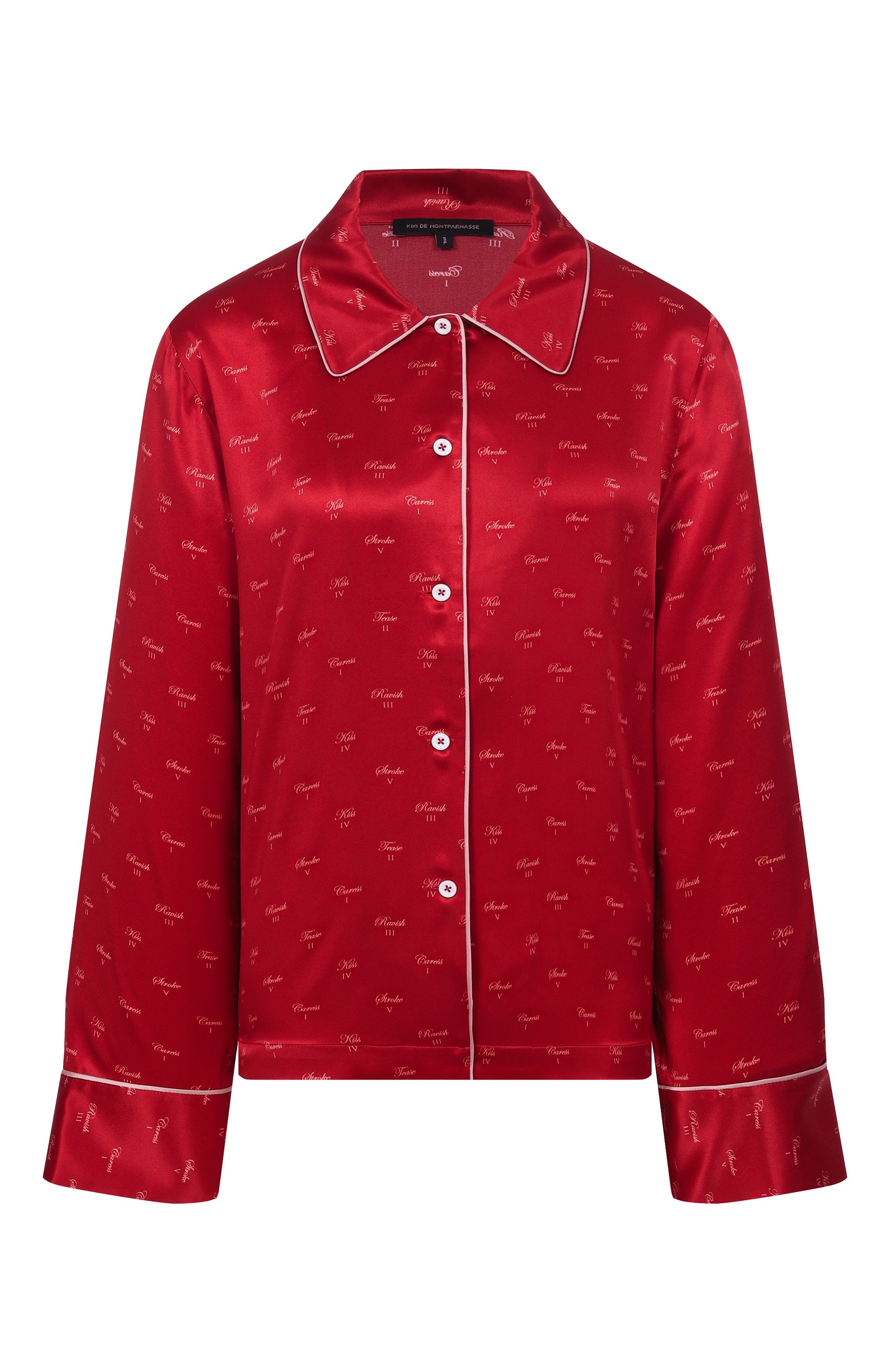 Шелковая рубашка KIKI DE MONTPARNASSE, арт. H252TP009, фото 1