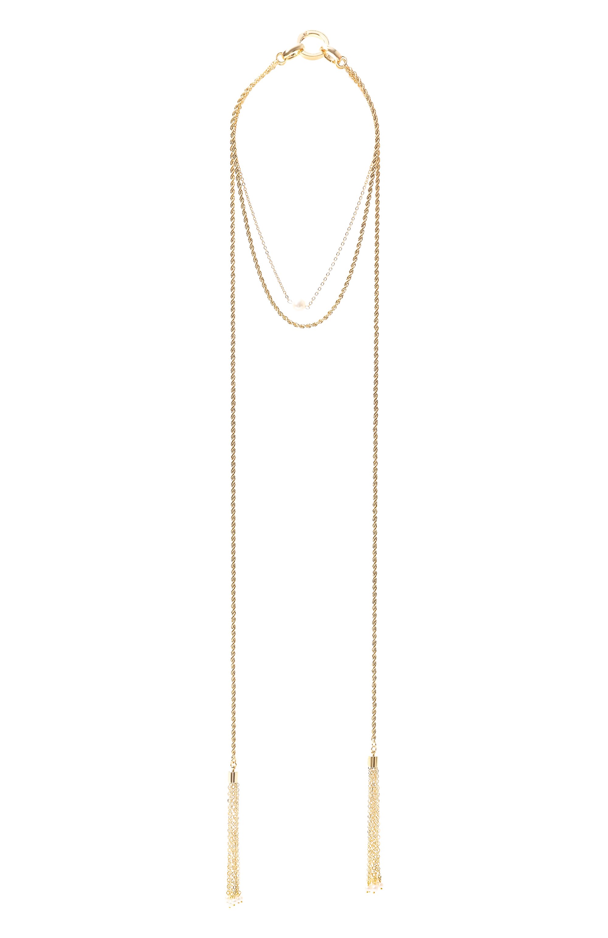 Колье CRYSTALLINE JEWELLERY золотого цвета по цене 23980 руб., арт. 588, фото 1 Колье CRYSTALLINE JEWELLERY, арт. 588, фото 1