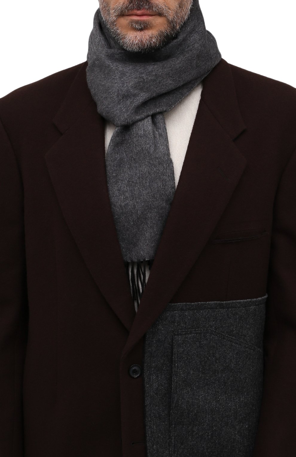 Шарф из шелка и кашемира PIACENZA CASHMERE 1733, арт. 82249/44, фото 2