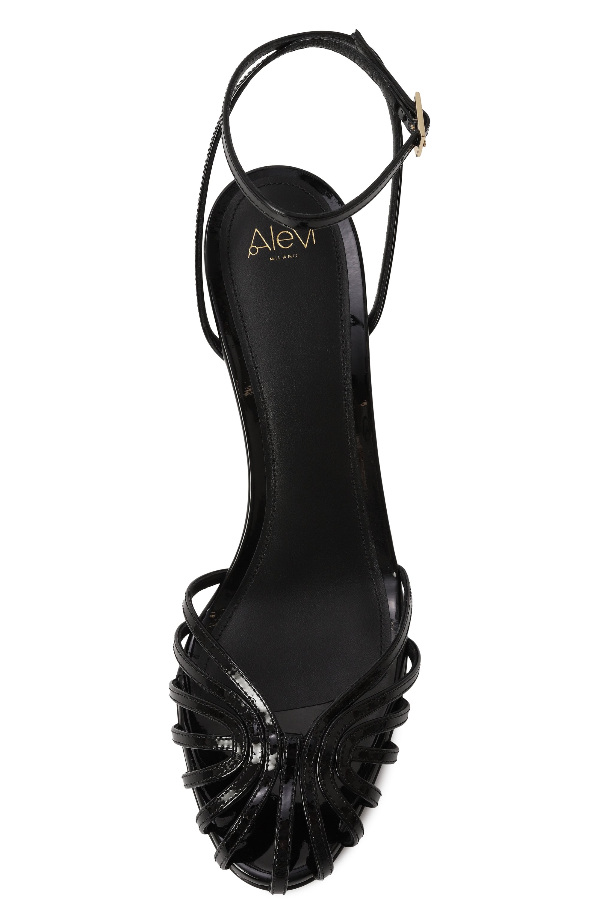 Кожаные босоножки ally 75 ALEVI MILANO, арт. L25WC007.N.0004997, фото 6