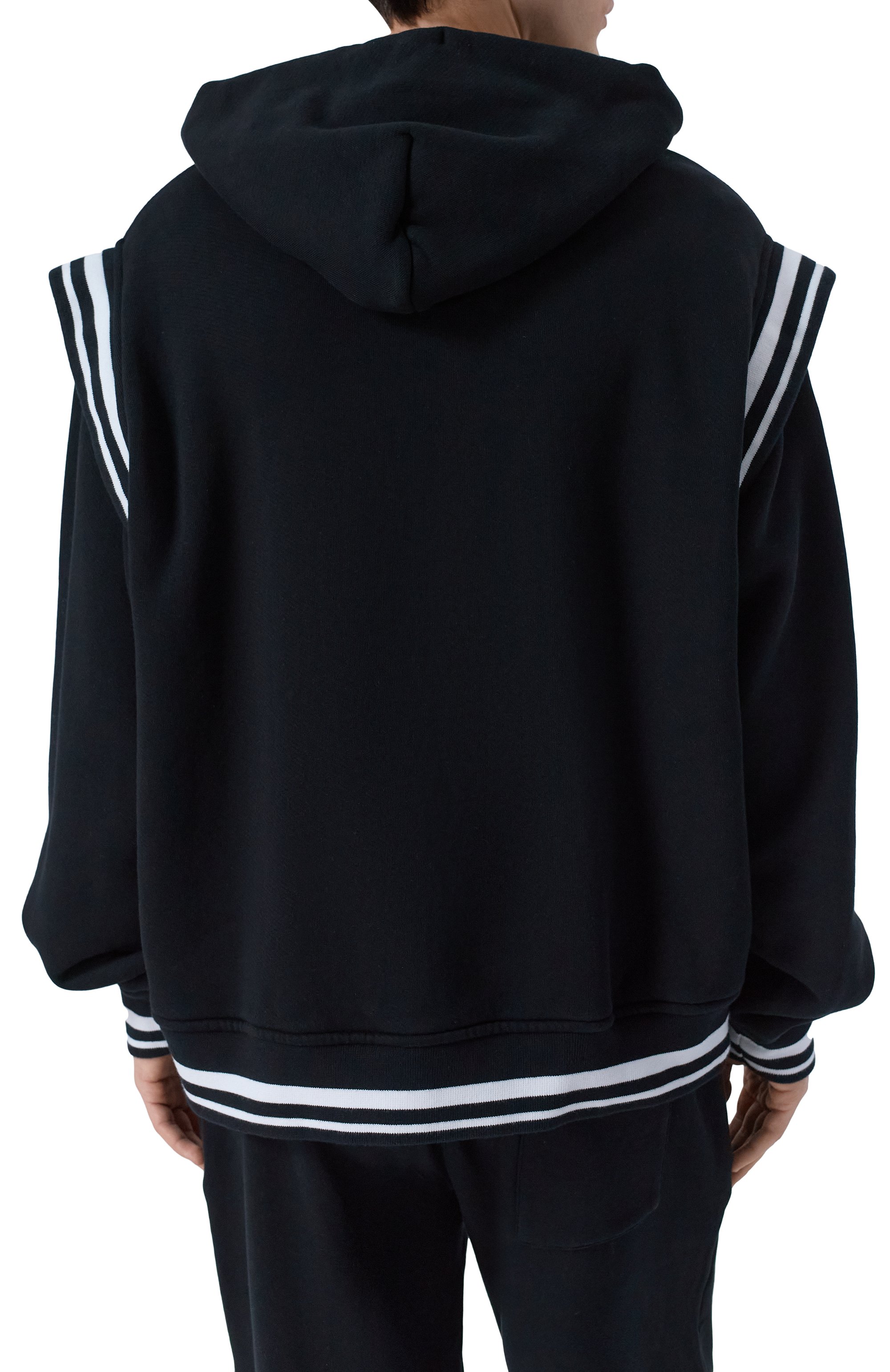 Хлопковая толстовка OFF-WHITE черного цвета по цене 123500 руб., арт. 0MEK003F25FLE001, фото 4 Хлопковая толстовка OFF-WHITE, арт. 0MEK003F25FLE001, фото 4