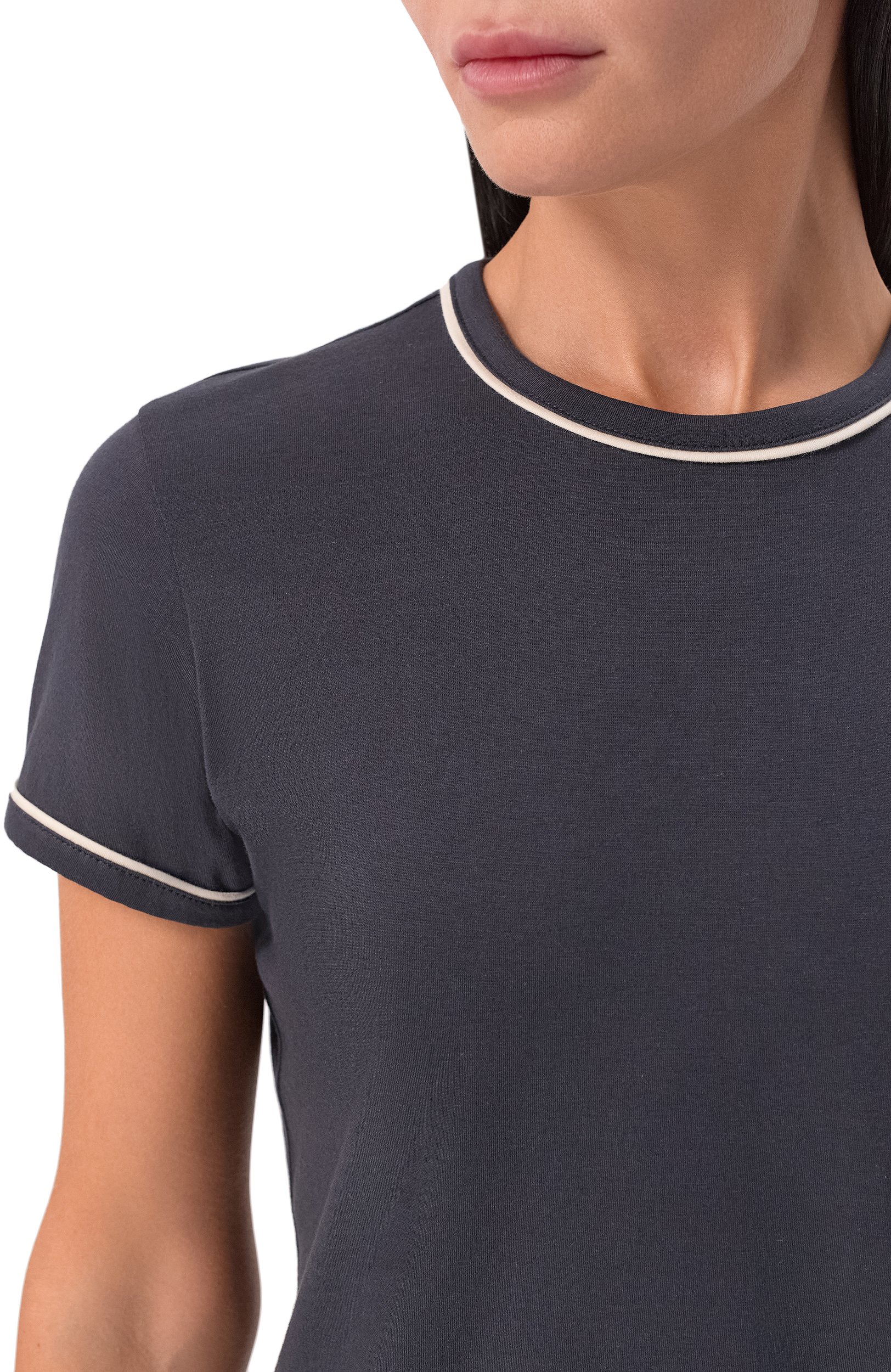 Хлопковая футболка FRAME DENIM, арт. WE26JTE003/THE RINGER BABY TEE, фото 5